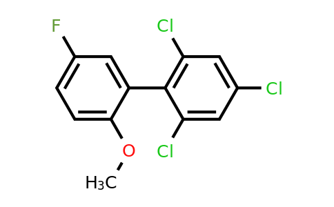 1361521-41-6 | 5'-Fluoro-2'-methoxy-2,4,6-trichlorobiphenyl