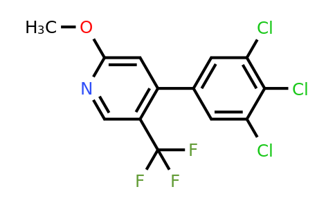 1361521-90-5 | 2-Methoxy-4-(3,4,5-trichlorophenyl)-5-(trifluoromethyl)pyridine