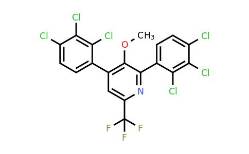 1361522-30-6 | 2,4-Bis(2,3,4-trichlorophenyl)-3-methoxy-6-(trifluoromethyl)pyridine