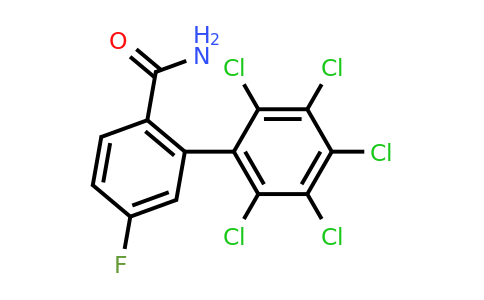 1361522-35-1 | 5-Fluoro-2',3',4',5',6'-pentachlorobiphenyl-2-carboxylic acid amide