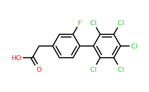 2-Fluoro-2',3',4',5',6'-pentachlorobiphenyl-4-acetic acid