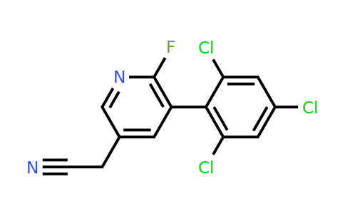 1361523-02-5 | 2-Fluoro-3-(2,4,6-trichlorophenyl)pyridine-5-acetonitrile