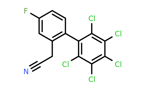 1361523-12-7 | 4-Fluoro-2',3',4',5',6'-pentachlorobiphenyl-2-acetonitrile