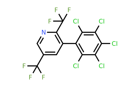 1361523-47-8 | 2,5-Bis(trifluoromethyl)-3-(perchlorophenyl)pyridine