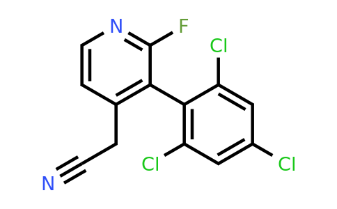 1361523-66-1 | 2-Fluoro-3-(2,4,6-trichlorophenyl)pyridine-4-acetonitrile
