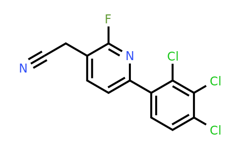 1361523-72-9 | 2-Fluoro-6-(2,3,4-trichlorophenyl)pyridine-3-acetonitrile