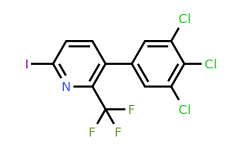 1361524-78-8 | 6-Iodo-3-(3,4,5-trichlorophenyl)-2-(trifluoromethyl)pyridine