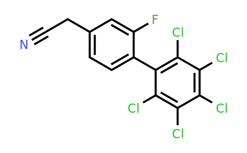 1361527-43-6 | 2-Fluoro-2',3',4',5',6'-pentachlorobiphenyl-4-acetonitrile