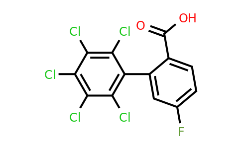 1361527-74-3 | 5-Fluoro-2',3',4',5',6'-pentachlorobiphenyl-2-carboxylic acid