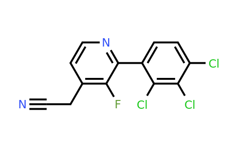 1361529-18-1 | 3-Fluoro-2-(2,3,4-trichlorophenyl)pyridine-4-acetonitrile
