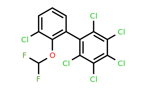 1361529-19-2 | 3'-Chloro-2'-(difluoromethoxy)-2,3,4,5,6-pentachlorobiphenyl