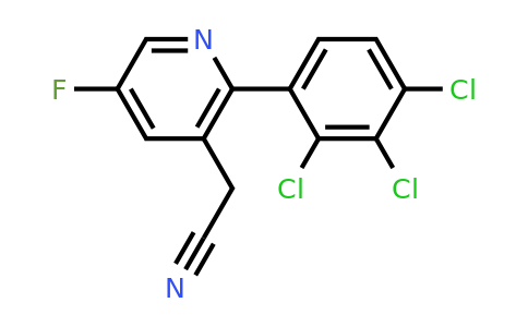1361529-24-9 | 5-Fluoro-2-(2,3,4-trichlorophenyl)pyridine-3-acetonitrile