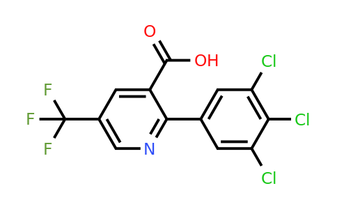 1361529-40-9 | 2-(3,4,5-Trichlorophenyl)-5-(trifluoromethyl)nicotinic acid