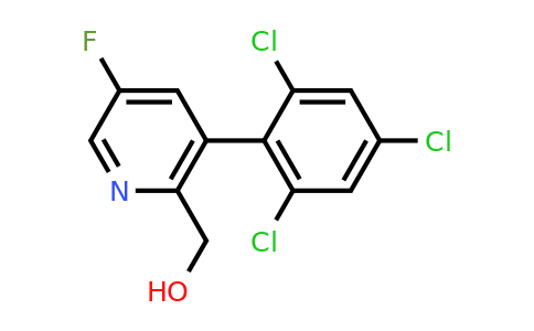 1361529-55-6 | 5-Fluoro-3-(2,4,6-trichlorophenyl)pyridine-2-methanol