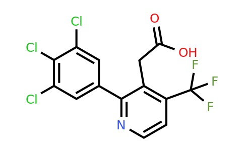 1361529-71-6 | 2-(3,4,5-Trichlorophenyl)-4-(trifluoromethyl)pyridine-3-acetic acid