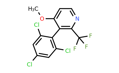 1361529-82-9 | 4-Methoxy-3-(2,4,6-trichlorophenyl)-2-(trifluoromethyl)pyridine