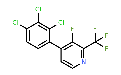 1361529-83-0 | 3-Fluoro-4-(2,3,4-trichlorophenyl)-2-(trifluoromethyl)pyridine