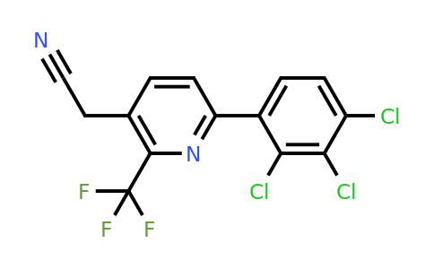 1361529-97-6 | 6-(2,3,4-Trichlorophenyl)-2-(trifluoromethyl)pyridine-3-acetonitrile