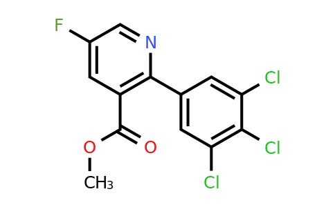 1361530-59-7 | Methyl 5-fluoro-2-(3,4,5-trichlorophenyl)nicotinate
