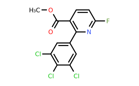 1361530-69-9 | Methyl 6-fluoro-2-(3,4,5-trichlorophenyl)nicotinate