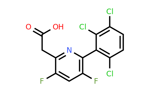 1361532-12-8 | 3,5-Difluoro-6-(2,3,6-trichlorophenyl)pyridine-2-acetic acid