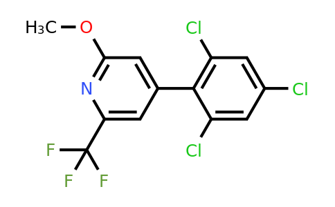 1361533-38-1 | 2-Methoxy-4-(2,4,6-trichlorophenyl)-6-(trifluoromethyl)pyridine