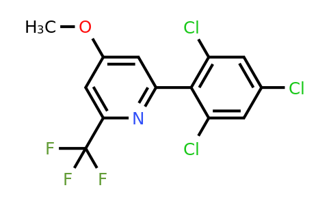 1361533-50-7 | 4-Methoxy-2-(2,4,6-trichlorophenyl)-6-(trifluoromethyl)pyridine