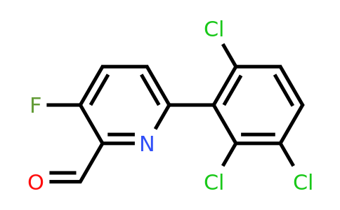 1361535-11-6 | 3-Fluoro-6-(2,3,6-trichlorophenyl)picolinaldehyde