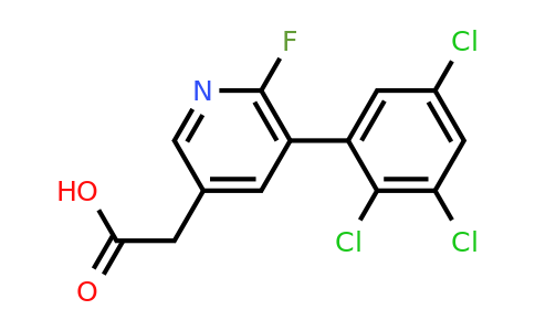 1361535-27-4 | 2-Fluoro-3-(2,3,5-trichlorophenyl)pyridine-5-acetic acid