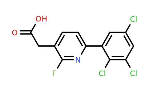 1361535-33-2 | 2-Fluoro-6-(2,3,5-trichlorophenyl)pyridine-3-acetic acid