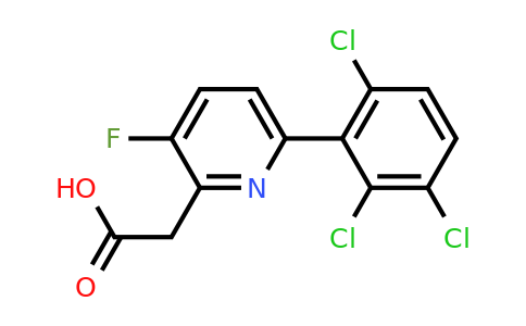 1361535-38-7 | 3-Fluoro-6-(2,3,6-trichlorophenyl)pyridine-2-acetic acid