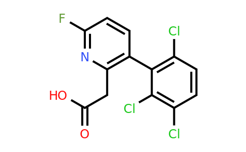 1361535-44-5 | 6-Fluoro-3-(2,3,6-trichlorophenyl)pyridine-2-acetic acid