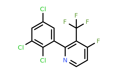 1361535-92-3 | 4-Fluoro-2-(2,3,5-trichlorophenyl)-3-(trifluoromethyl)pyridine