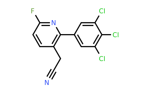 1361536-22-2 | 6-Fluoro-2-(3,4,5-trichlorophenyl)pyridine-3-acetonitrile