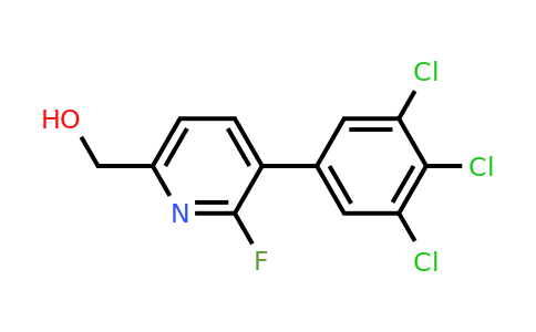 1361536-29-9 | 2-Fluoro-3-(3,4,5-trichlorophenyl)pyridine-6-methanol