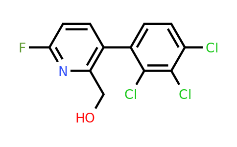 1361536-58-4 | 6-Fluoro-3-(2,3,4-trichlorophenyl)pyridine-2-methanol