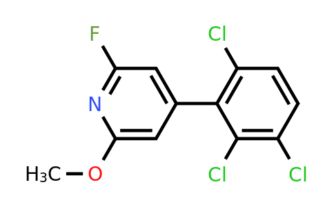 1361536-61-9 | 2-Fluoro-6-methoxy-4-(2,3,6-trichlorophenyl)pyridine