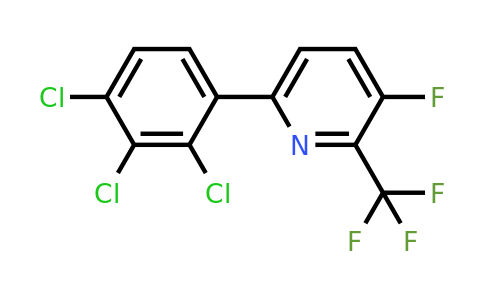 1361536-80-2 | 3-Fluoro-6-(2,3,4-trichlorophenyl)-2-(trifluoromethyl)pyridine