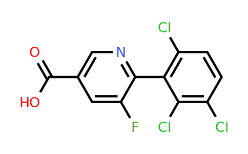1361539-32-3 | 5-Fluoro-6-(2,3,6-trichlorophenyl)nicotinic acid