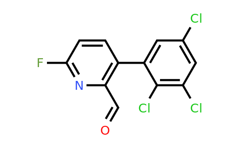 1361539-52-7 | 6-Fluoro-3-(2,3,5-trichlorophenyl)picolinaldehyde