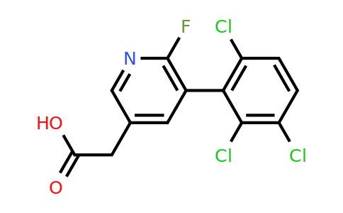 1361539-74-3 | 2-Fluoro-3-(2,3,6-trichlorophenyl)pyridine-5-acetic acid