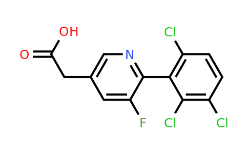 1361539-83-4 | 3-Fluoro-2-(2,3,6-trichlorophenyl)pyridine-5-acetic acid