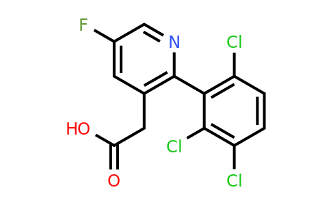 1361539-91-4 | 5-Fluoro-2-(2,3,6-trichlorophenyl)pyridine-3-acetic acid