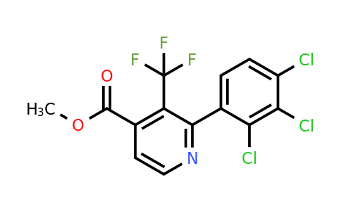 1361540-41-1 | Methyl 2-(2,3,4-trichlorophenyl)-3-(trifluoromethyl)isonicotinate