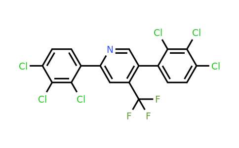 1361540-89-7 | 2,5-Bis(2,3,4-trichlorophenyl)-4-(trifluoromethyl)pyridine