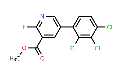 1361541-20-9 | Methyl 2-fluoro-5-(2,3,4-trichlorophenyl)nicotinate