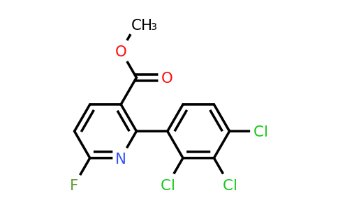 1361541-27-6 | Methyl 6-fluoro-2-(2,3,4-trichlorophenyl)nicotinate