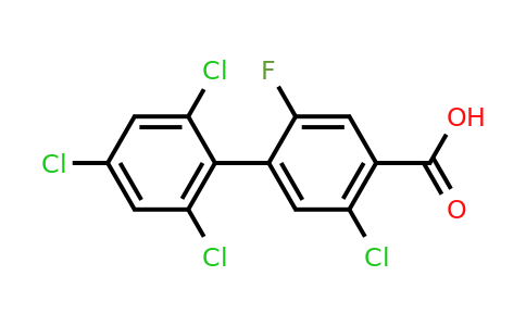 1361541-81-2 | 2-Fluoro-5,2',4',6'-tetrachlorobiphenyl-4-carboxylic acid
