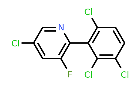 1361542-87-1 | 5-Chloro-3-fluoro-2-(2,3,6-trichlorophenyl)pyridine