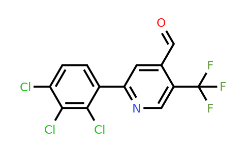 1361546-27-1 | 2-(2,3,4-Trichlorophenyl)-5-(trifluoromethyl)isonicotinaldehyde